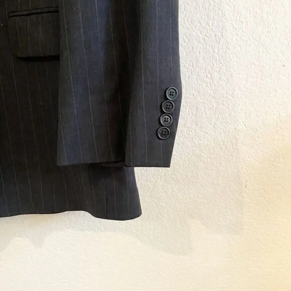 Brooks Brothers 346 Suit‎ Jacket 42R Regular Stretch Dark Grey Wool Blend